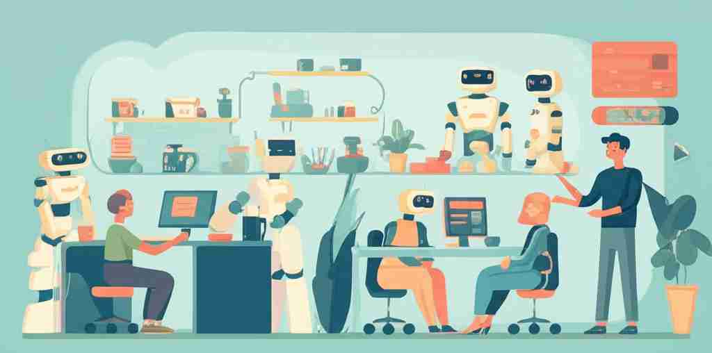 An image illustrating The AI industrial revolution puts middle-class workers under threat this time